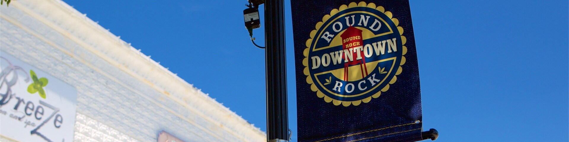 Placa para Round Rock Downtown Rock.
