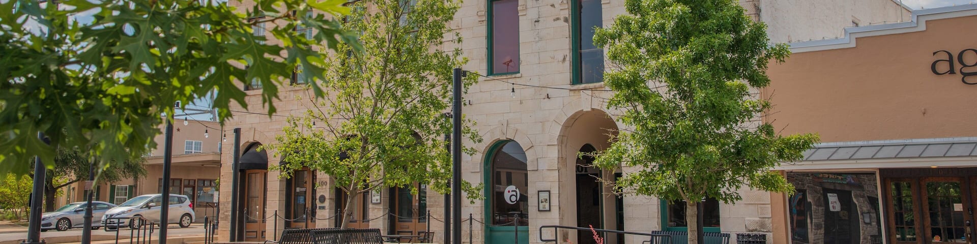 Round Rock which includes a small town or village and heritage elements