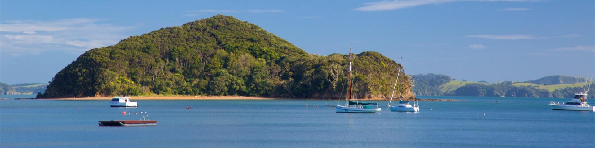 Paihia showing a bay or harbor