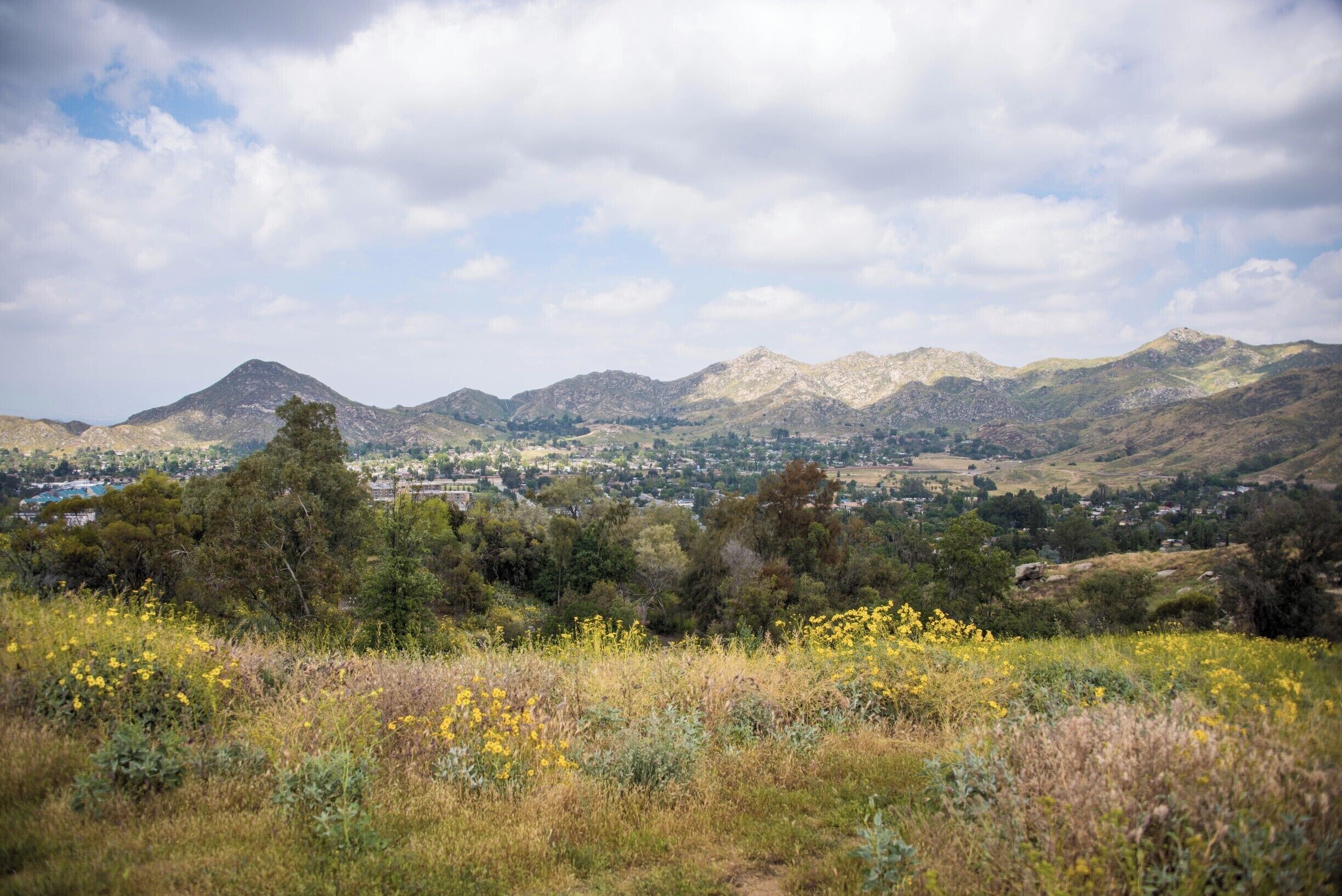 View from along the perimeter trail (AKA Fire Road)