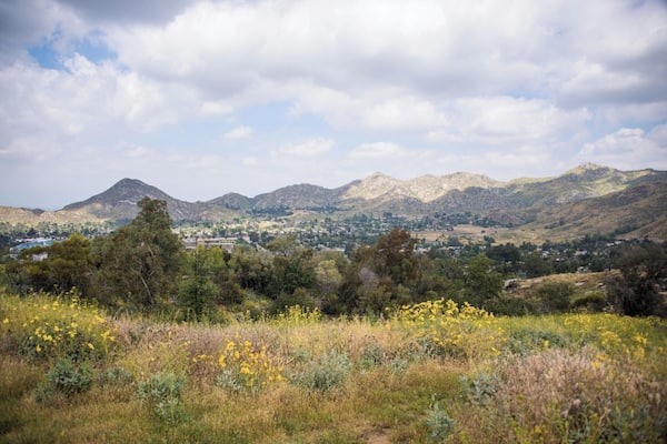View from along the perimeter trail (AKA Fire Road)