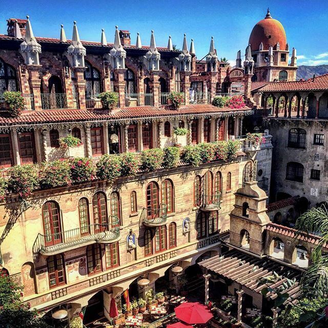 The inner courtyard... From the fourth floor