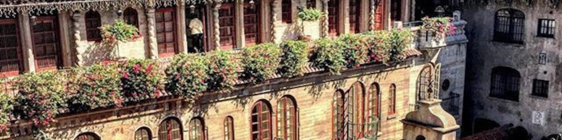 The inner courtyard... From the fourth floor