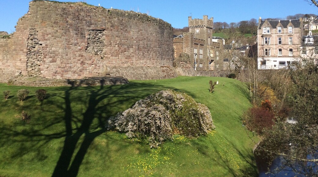 Lovely castle with a pretty moat