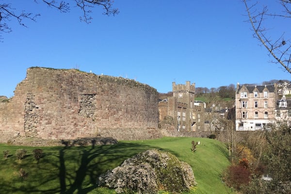 Lovely castle with a pretty moat