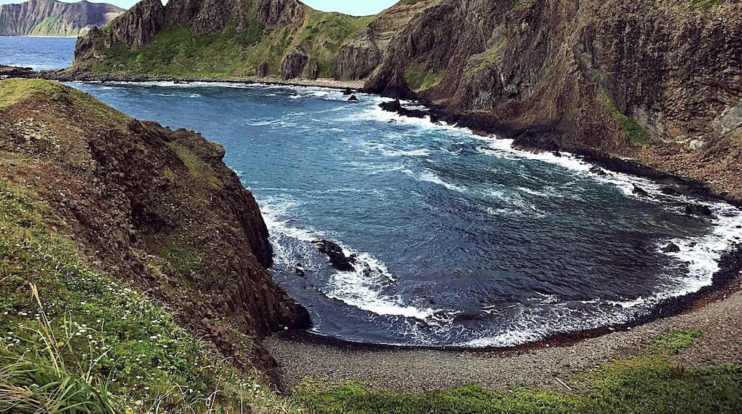 Sky-misaki promontry in Rebun Island,Hokkaido JAPAN
