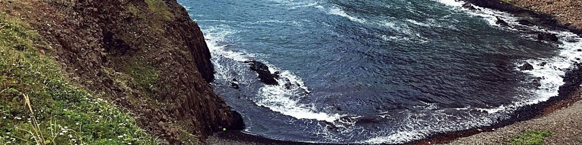 Sky-misaki promontry in Rebun Island,Hokkaido JAPAN