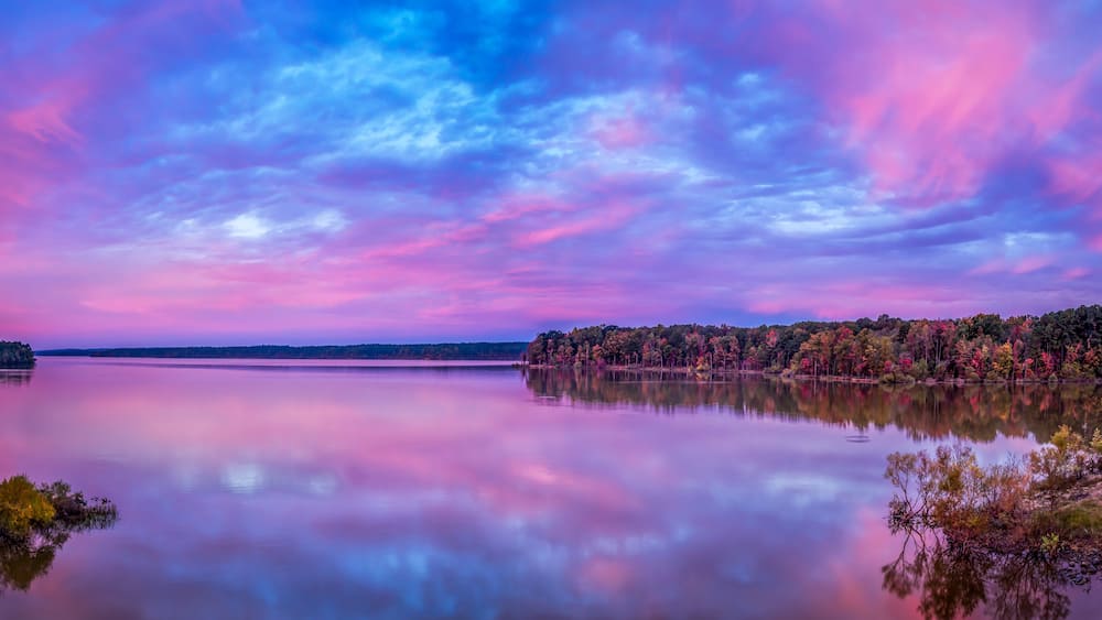 Looking West at Dawn — Jordan Lake, NC