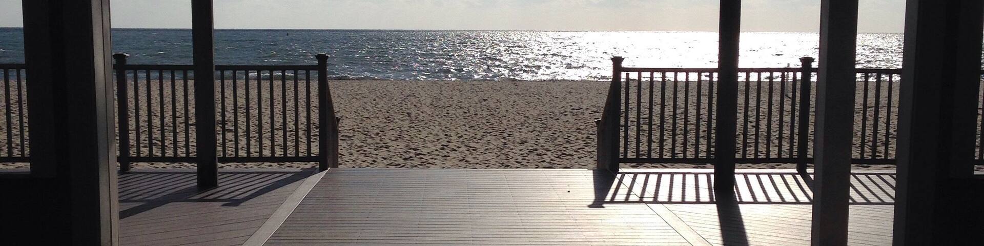 Winter offers a special opportunity to walk the beaches empty of summer's tourists. The only downside is the cold, make sure you bundle up! #beach