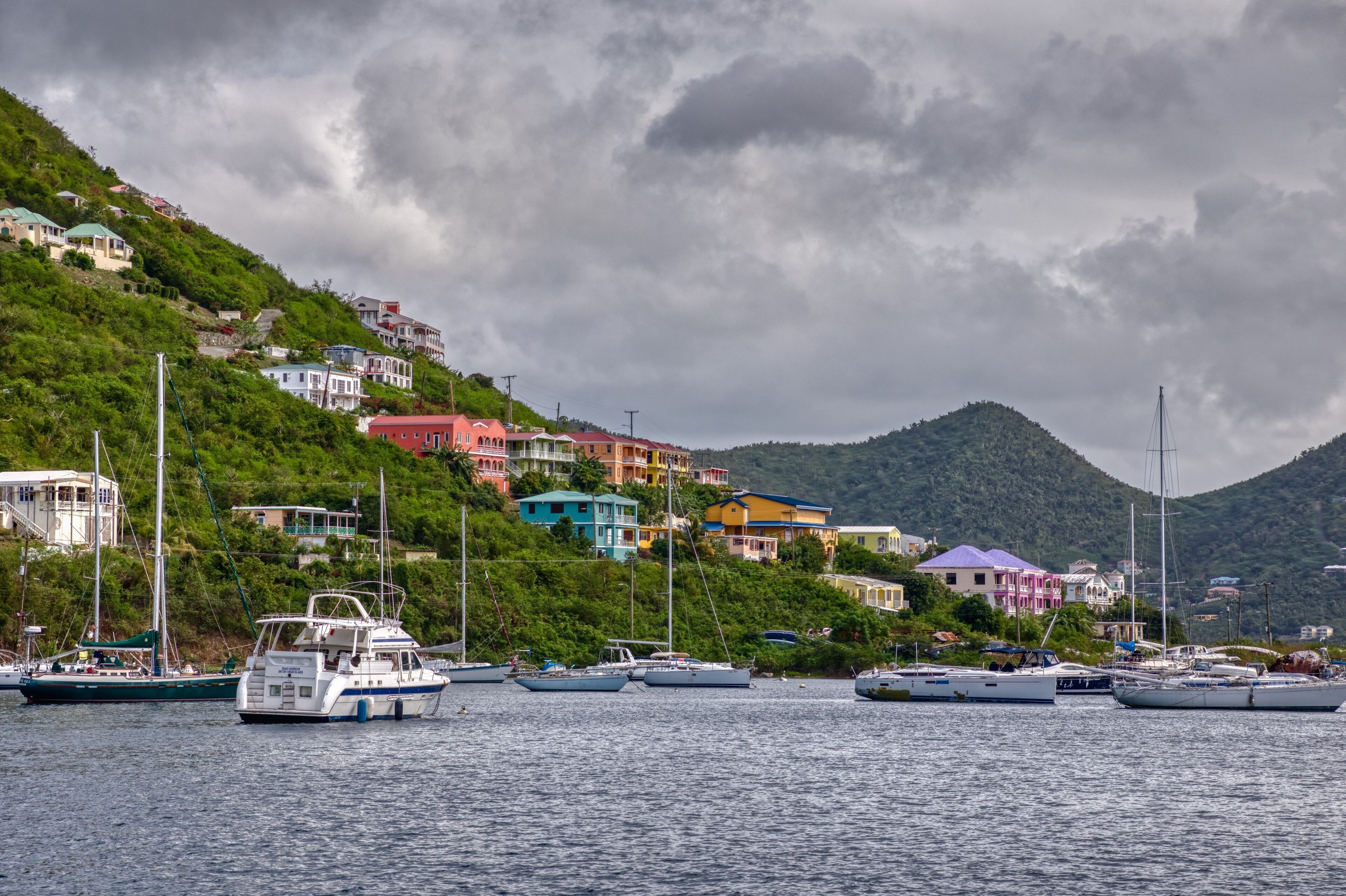 Road Town is the Capital of the British Virgin Islands on Tortola