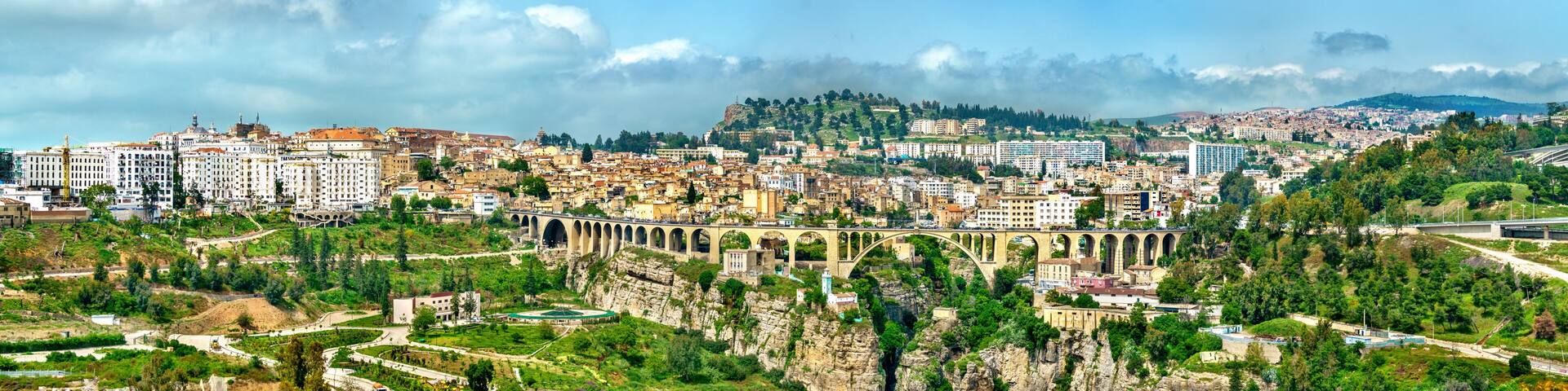 Skyline of Constantine, a major city in Algeria