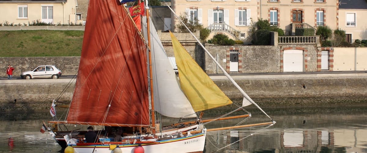 Little harbor in Normandy