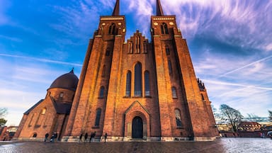 December 04, 2016: Frontal view of the Cathedral of Saint Luke i