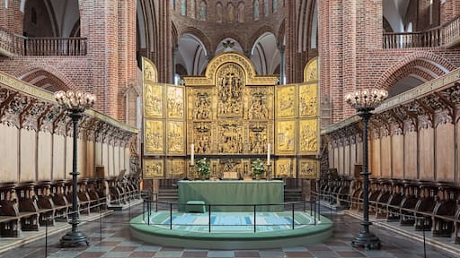 High altar of Roskilde Cathedral, Denmark