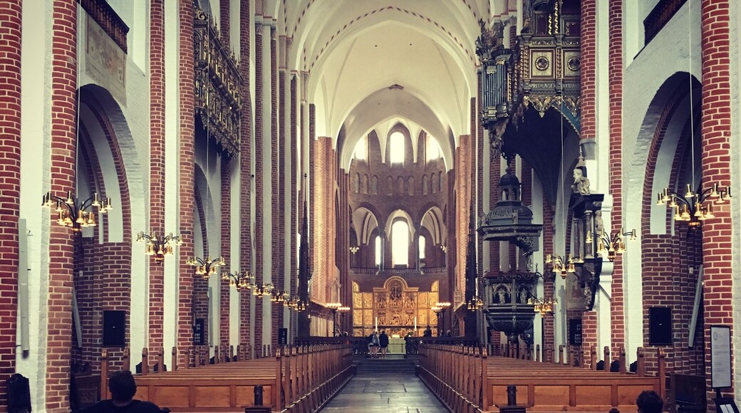 Inside Roskilde Domkirke, a UNESCO World Heritage Site