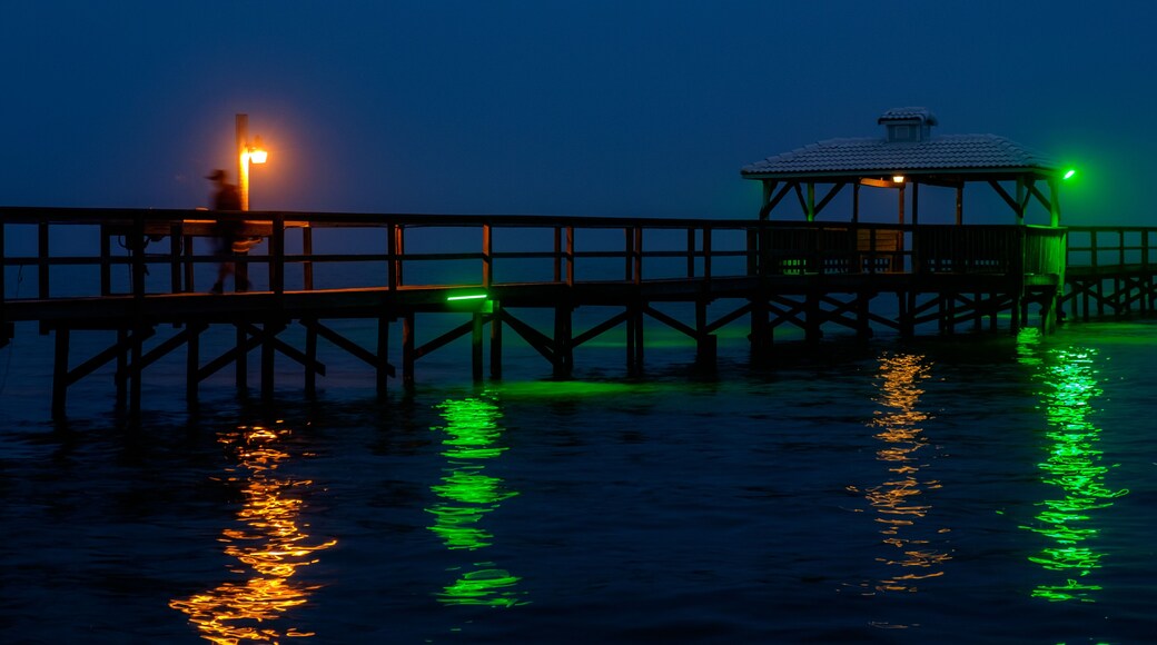 sunset at the pier