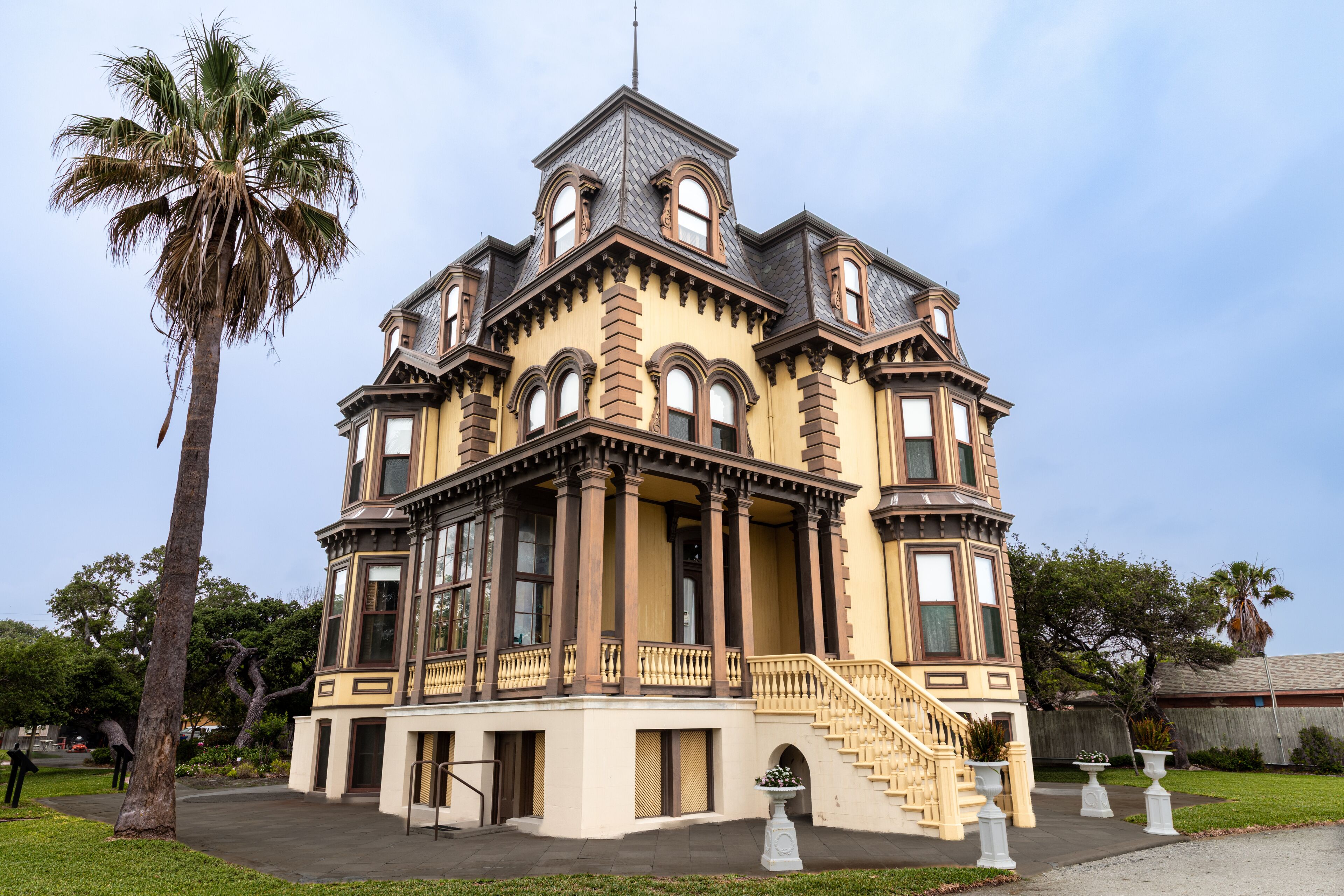 The fulton Mansion State Historic Site, from 1877 in Rockport, Texas.