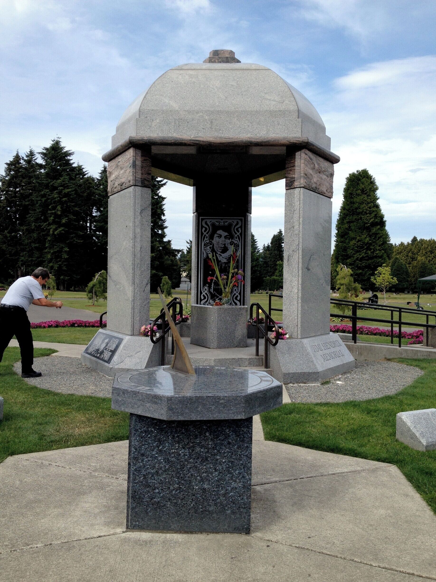 Jimi Hendrix Memorial.