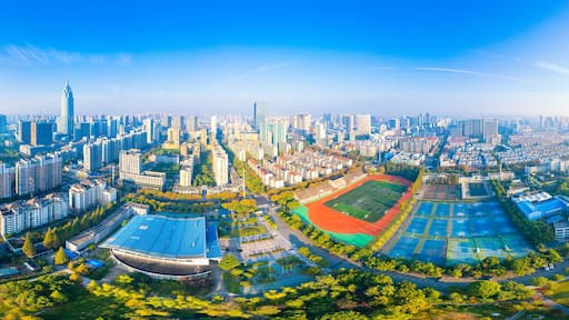 Urban scenery of Changzhou City, Jiangsu Province, China