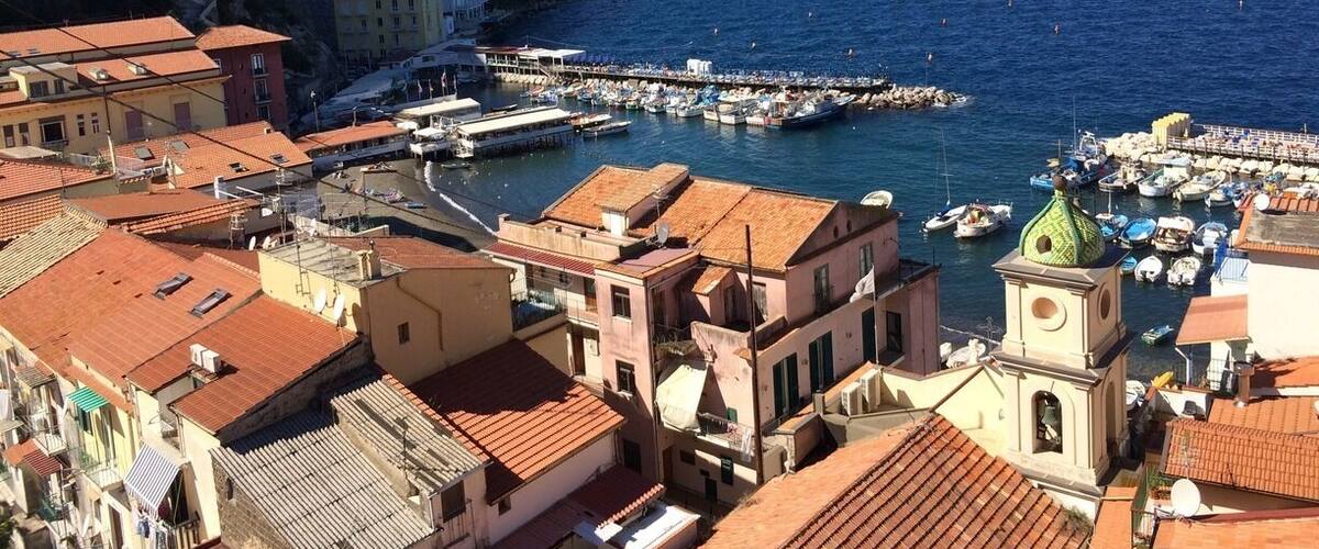 The fishing port of Sorrento...