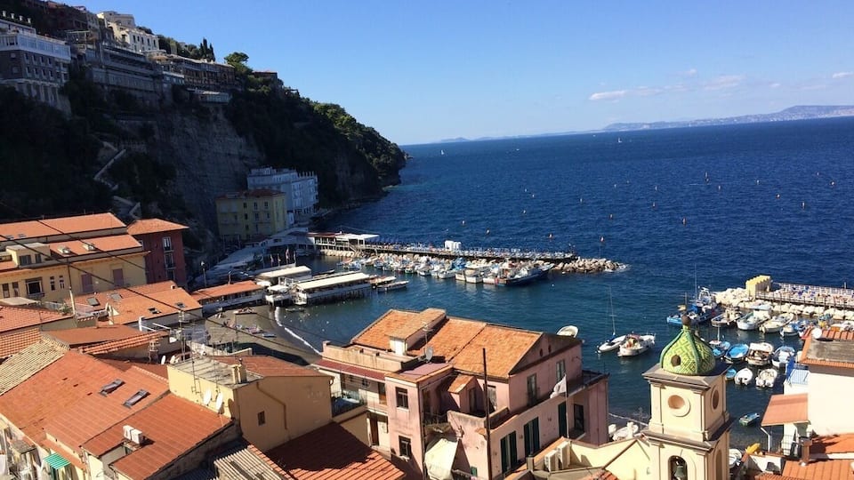 The fishing port of Sorrento...