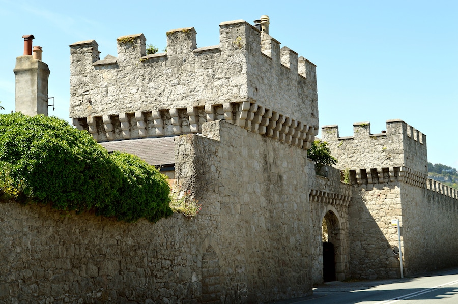 Ruthin Castle in North Wales