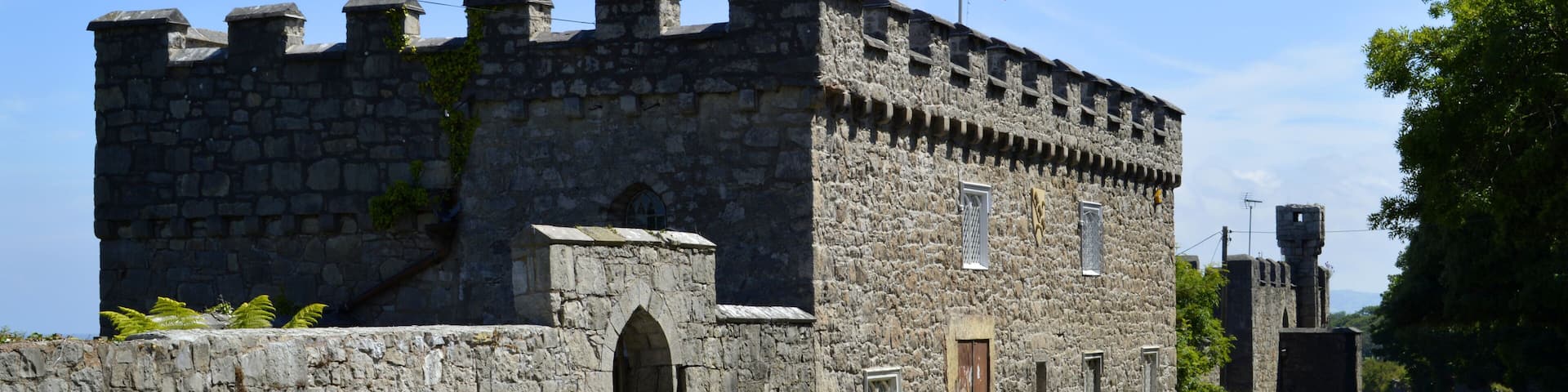 Ruthin Castle in North Wales
