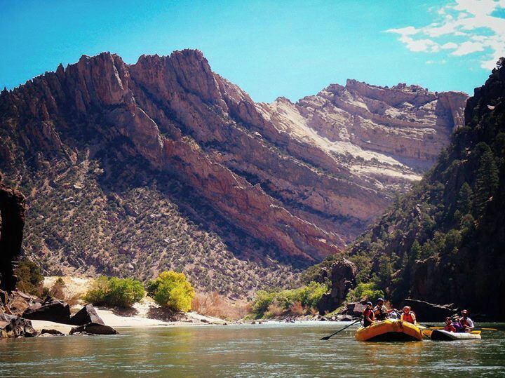 White water rafting in one of the most beautiful places in the US