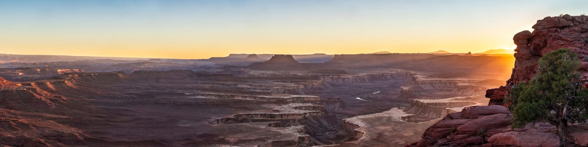 Green River Overlook Golden Hour Light