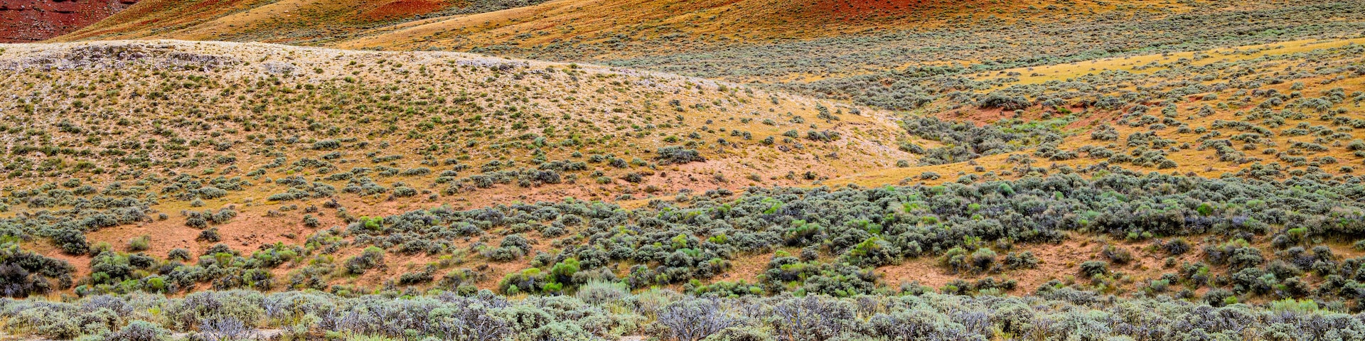 Landscape view near Rawlins, Wyoming