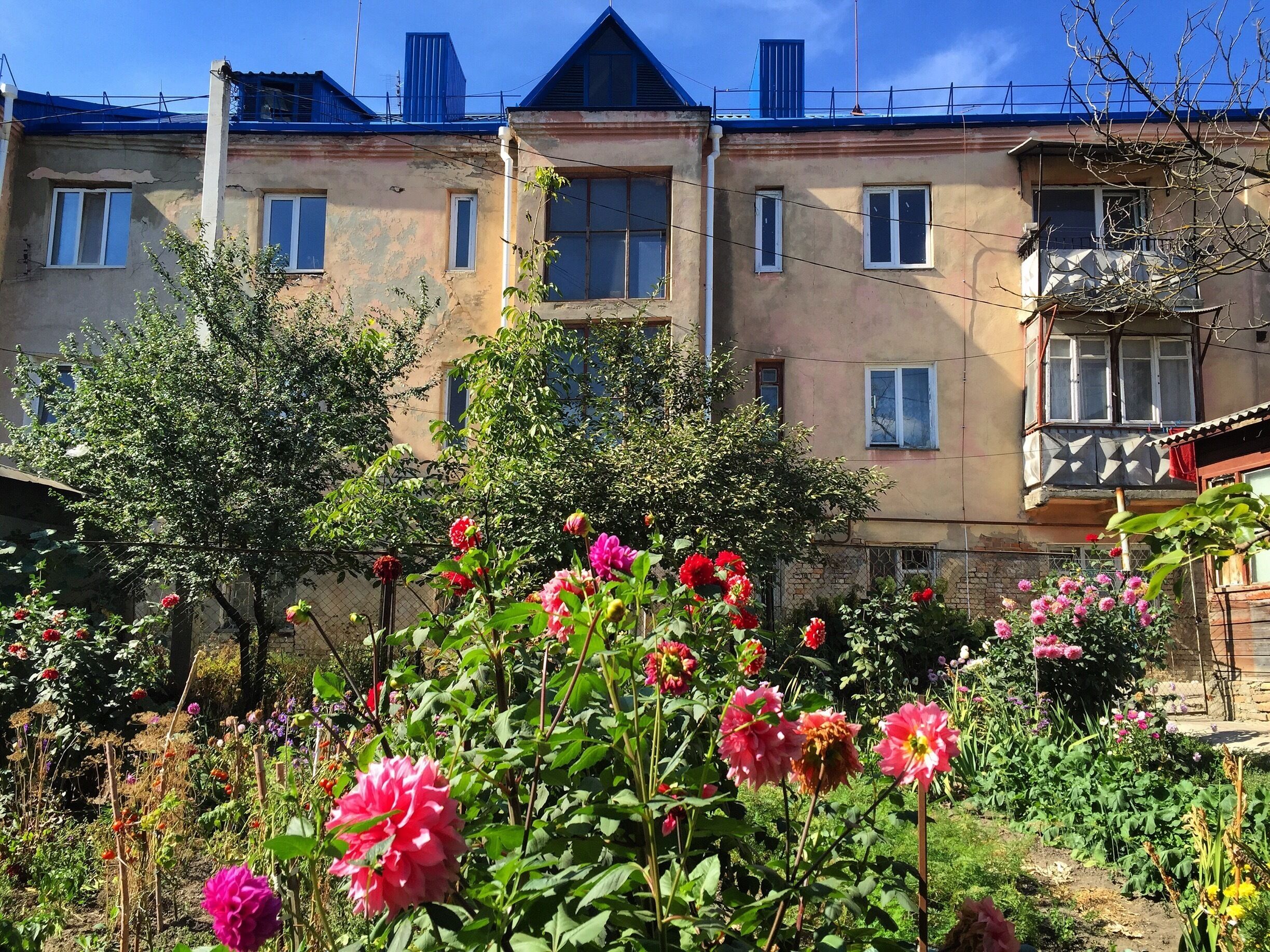 Random courtyards are often beautiful.