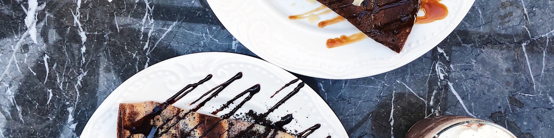 Crepes and iced coffee for today's breakfast 💕 #TroverFoodies
