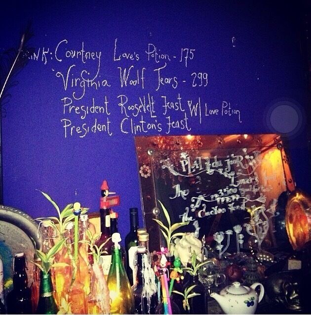 One of their unique menus!