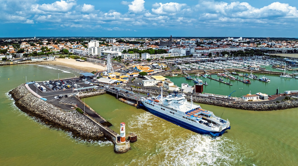 Royan from a drone, Nouvelle-Aquitaine, Charente-Maritime, France, Europe