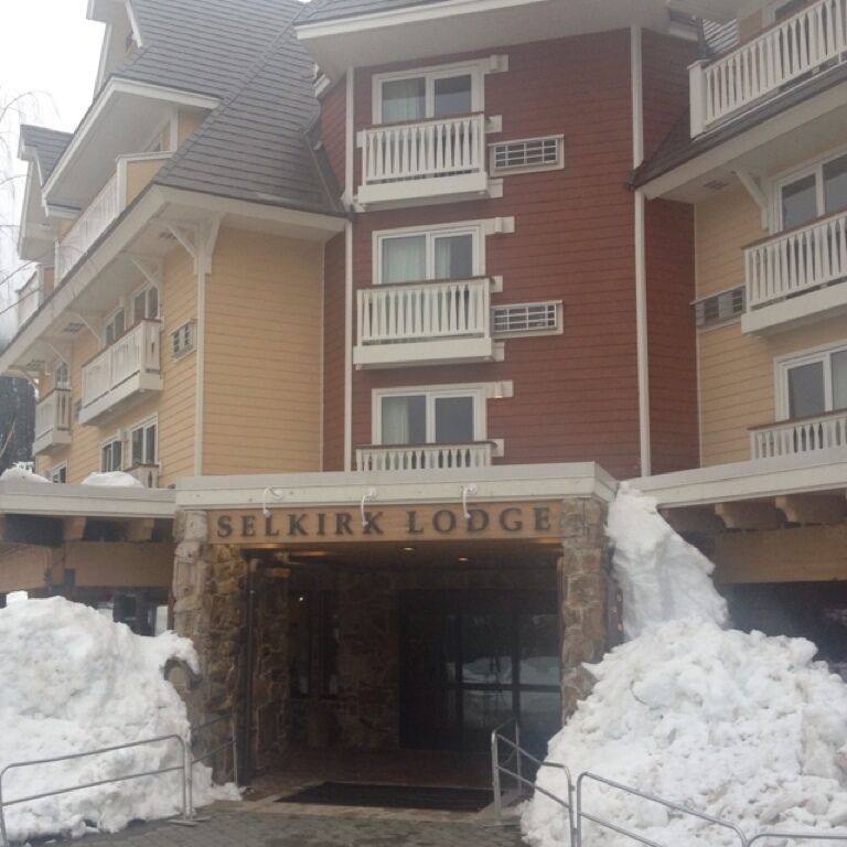 Selkirk Lodge hotel  Great spot, ski in/ out, very nice staff.  Steps from the lifts. 