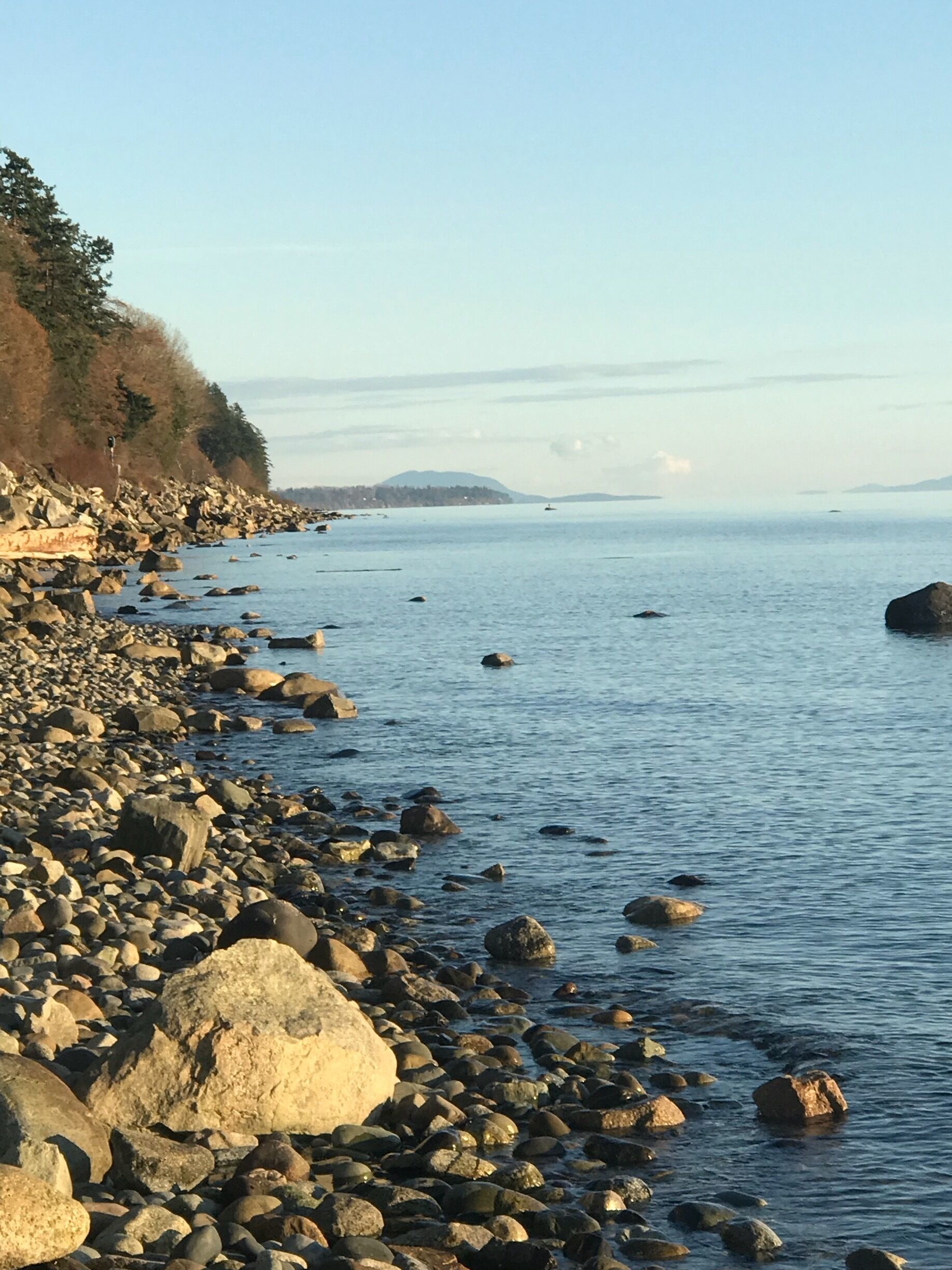 Beautiful March afternoon at the beach