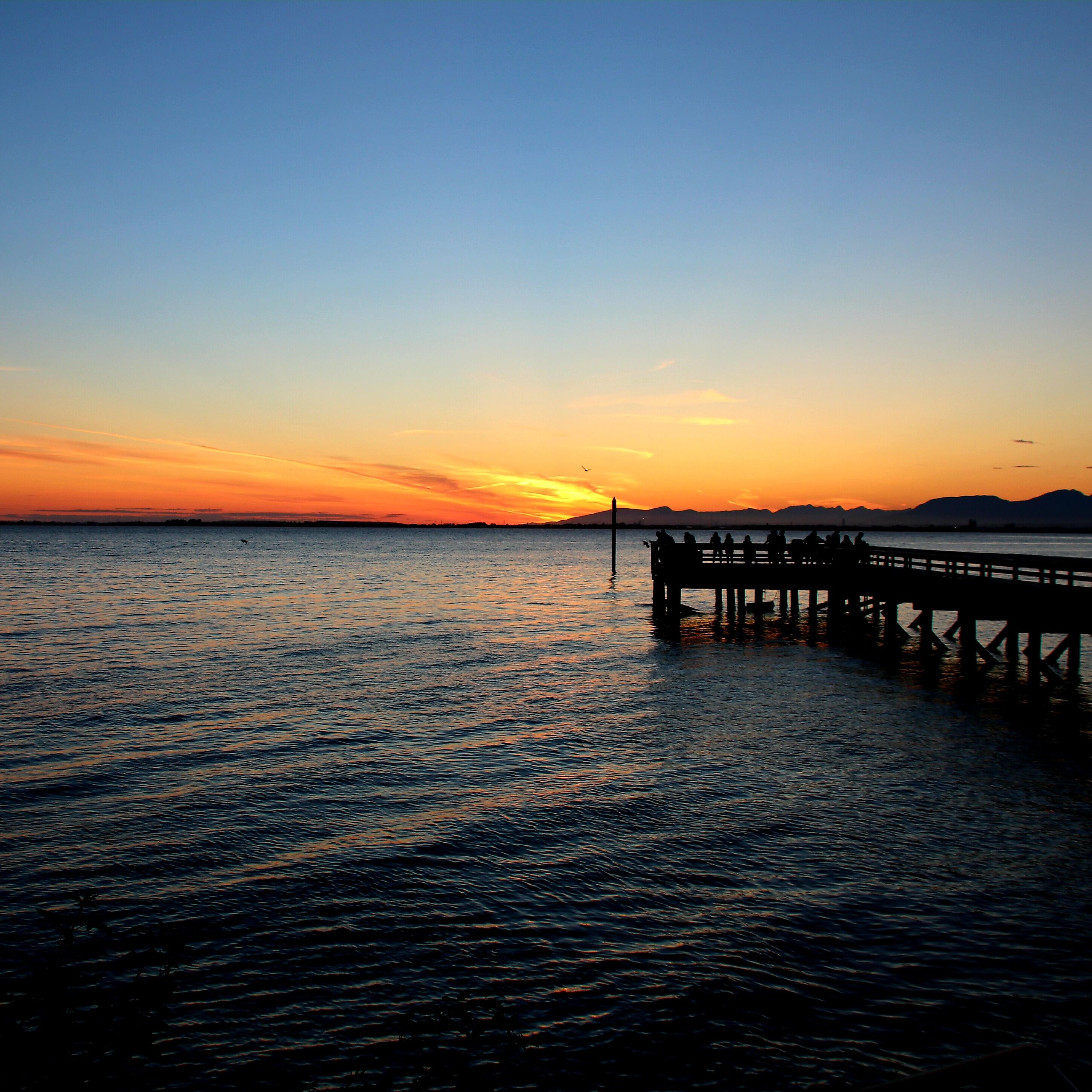 Piers a Crowd
The end of this pier is a marvelous location to view the last rays of the setting sun.