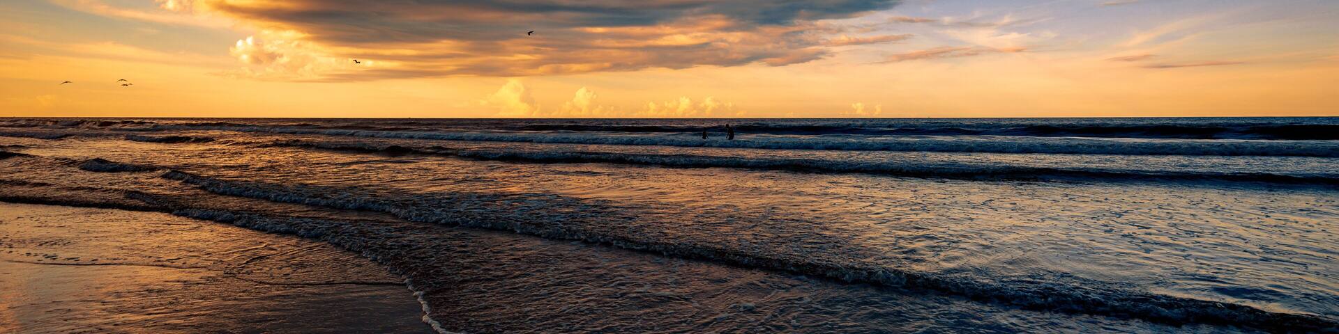 Storm clouds over New Smyrna Beach