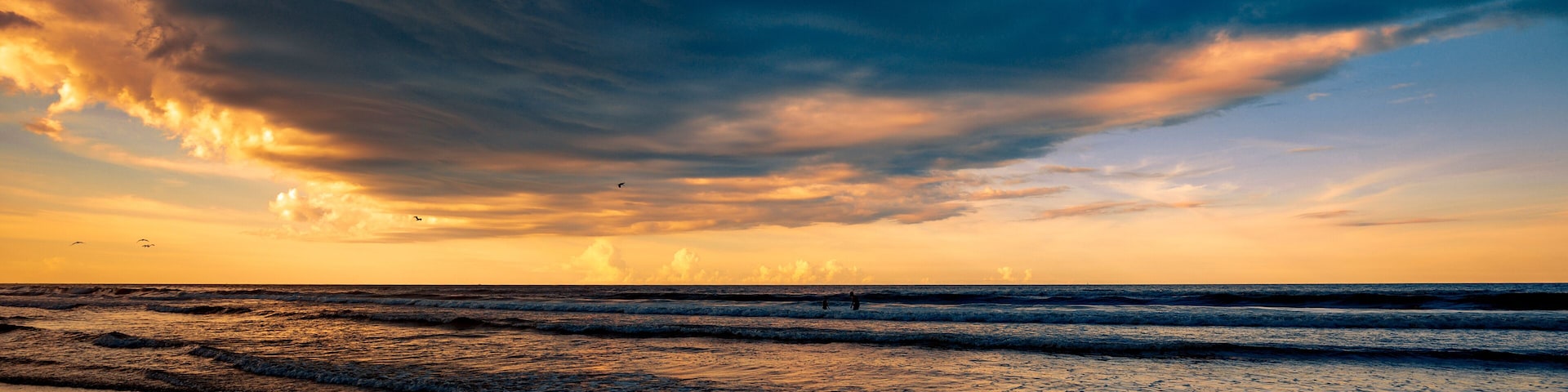 Storm clouds over New Smyrna Beach