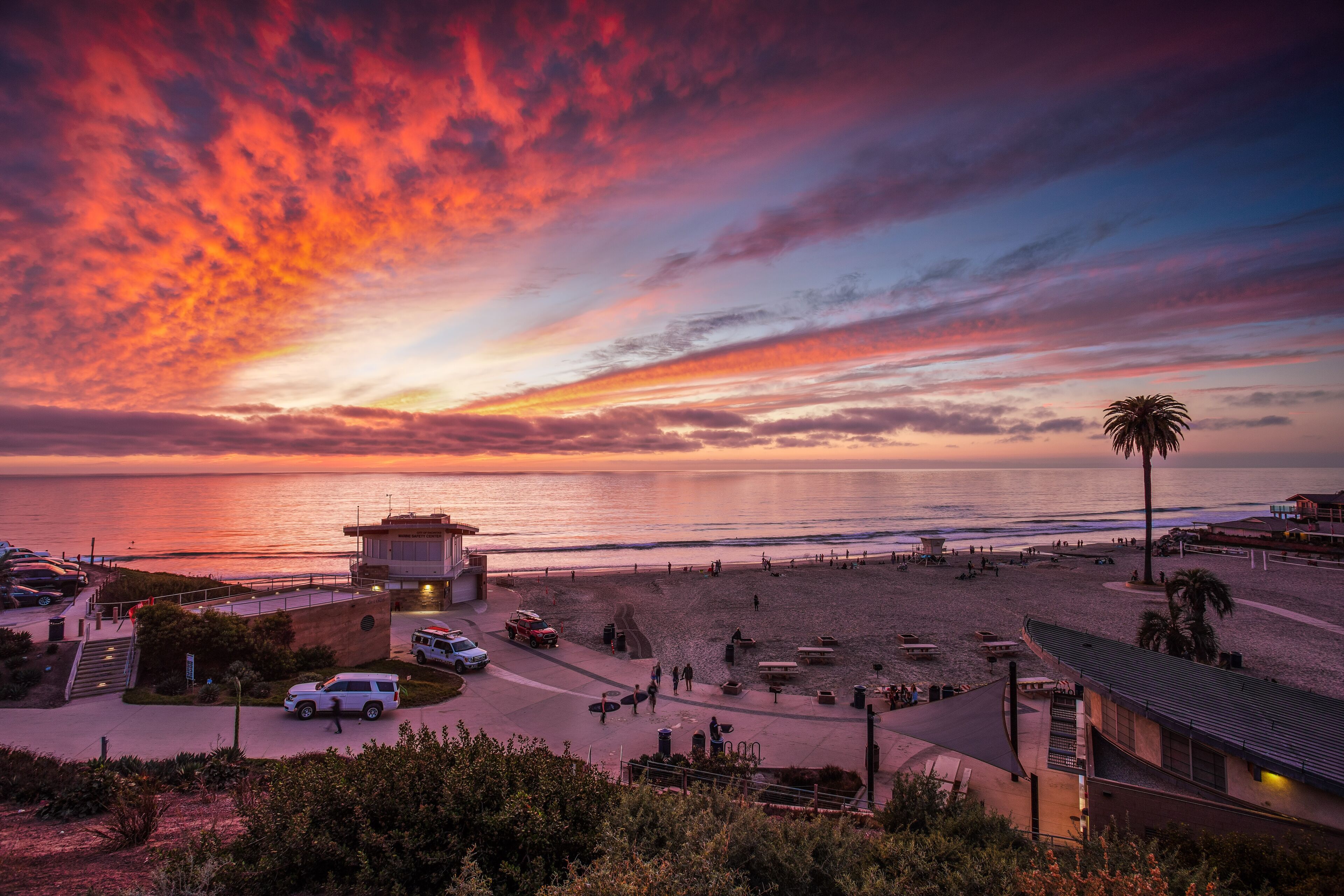Moonlight Beach in Encinitas California