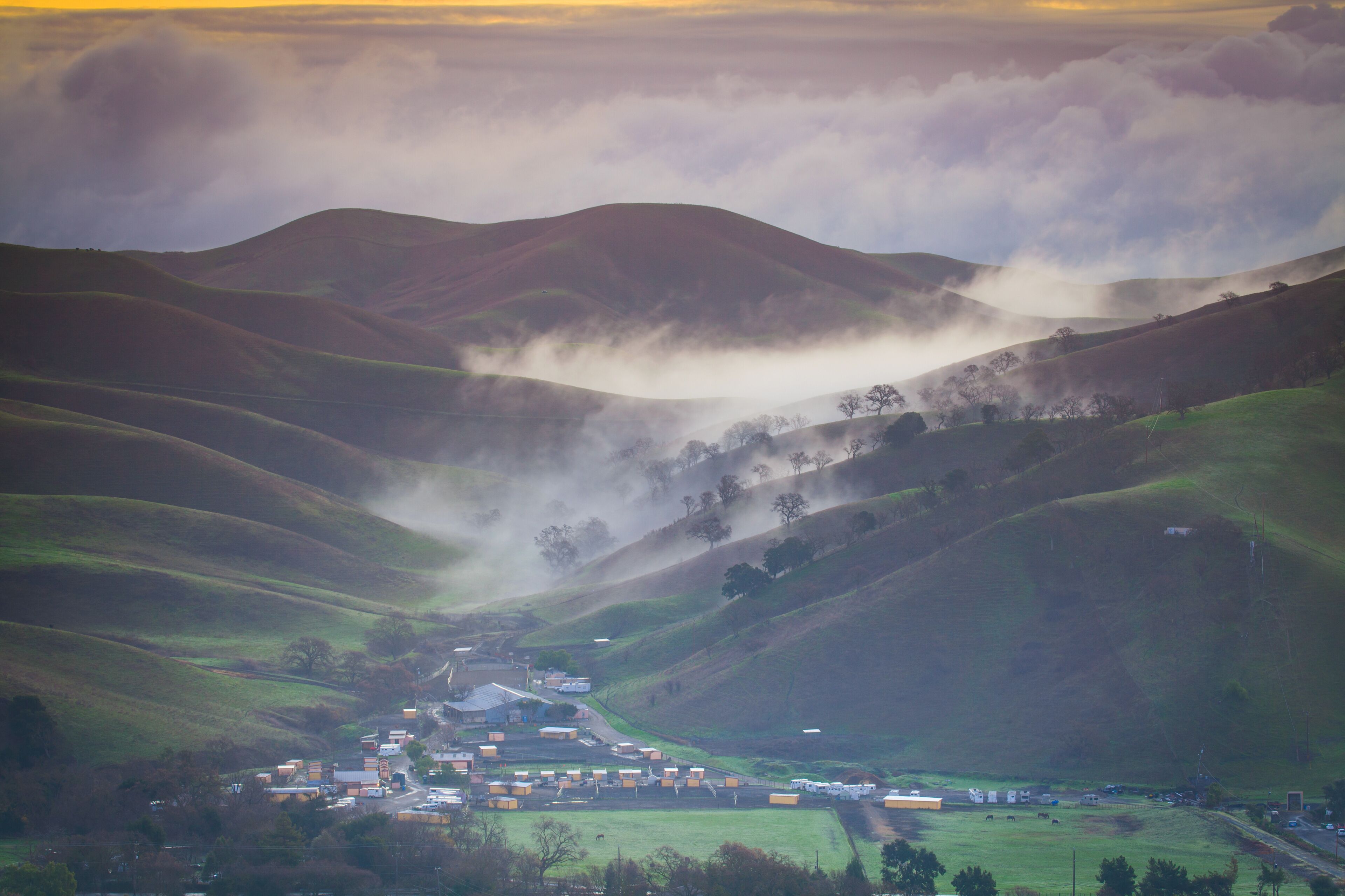 Morning Fog in Tri-Valley San Ramon