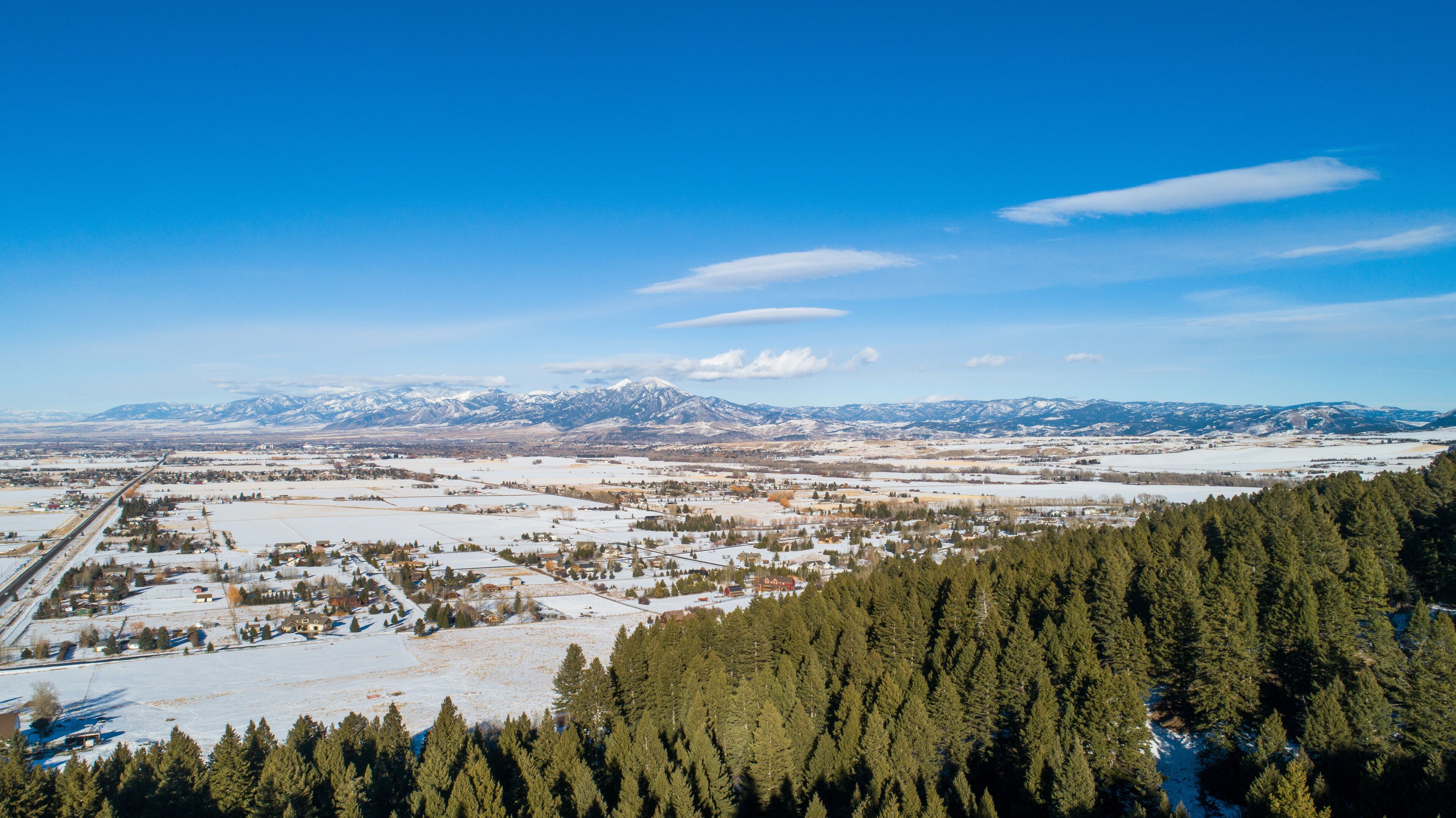 Landscape of Town of Bozeman Montana in 2021, Population Growth