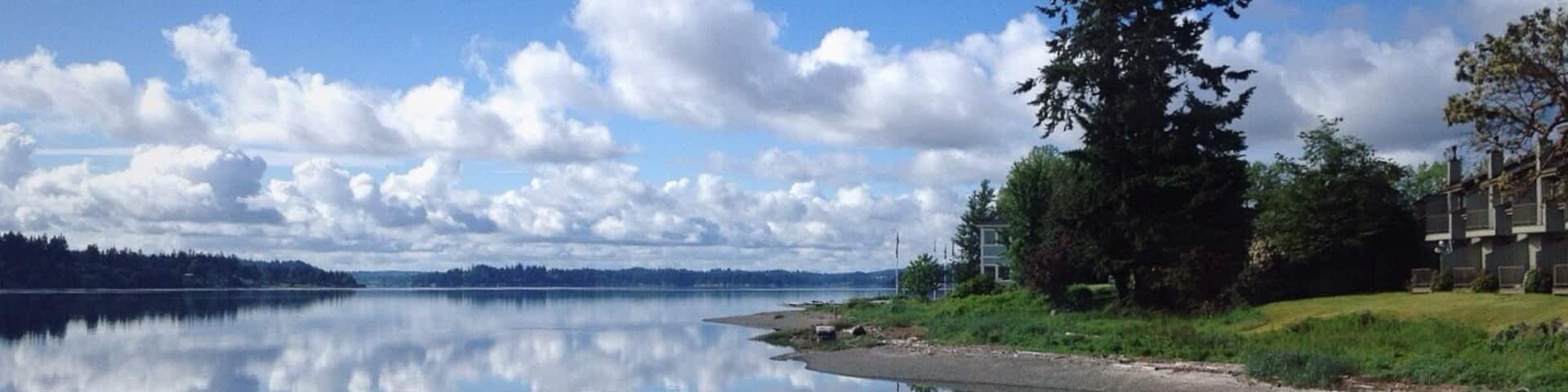 One of the nicest places for dinner in Kitsap County is The Yacht Club Broiler. It has a rather nice view of Sinclair Inlet, too.