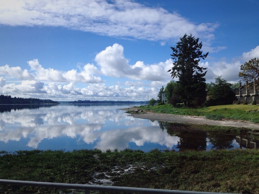 One of the nicest places for dinner in Kitsap County is The Yacht Club Broiler. It has a rather nice view of Sinclair Inlet, too.