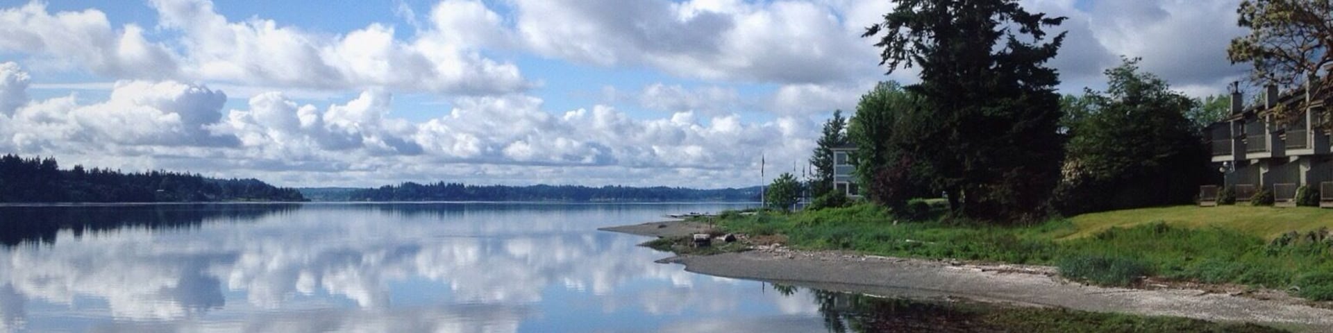 One of the nicest places for dinner in Kitsap County is The Yacht Club Broiler. It has a rather nice view of Sinclair Inlet, too.