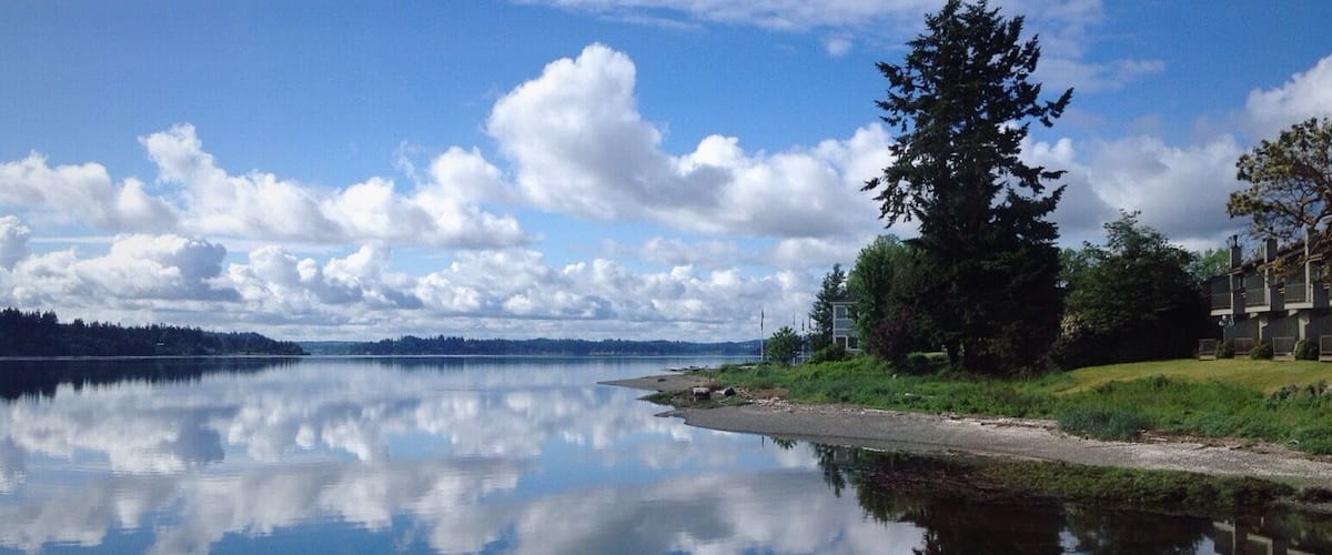 One of the nicest places for dinner in Kitsap County is The Yacht Club Broiler. It has a rather nice view of Sinclair Inlet, too.