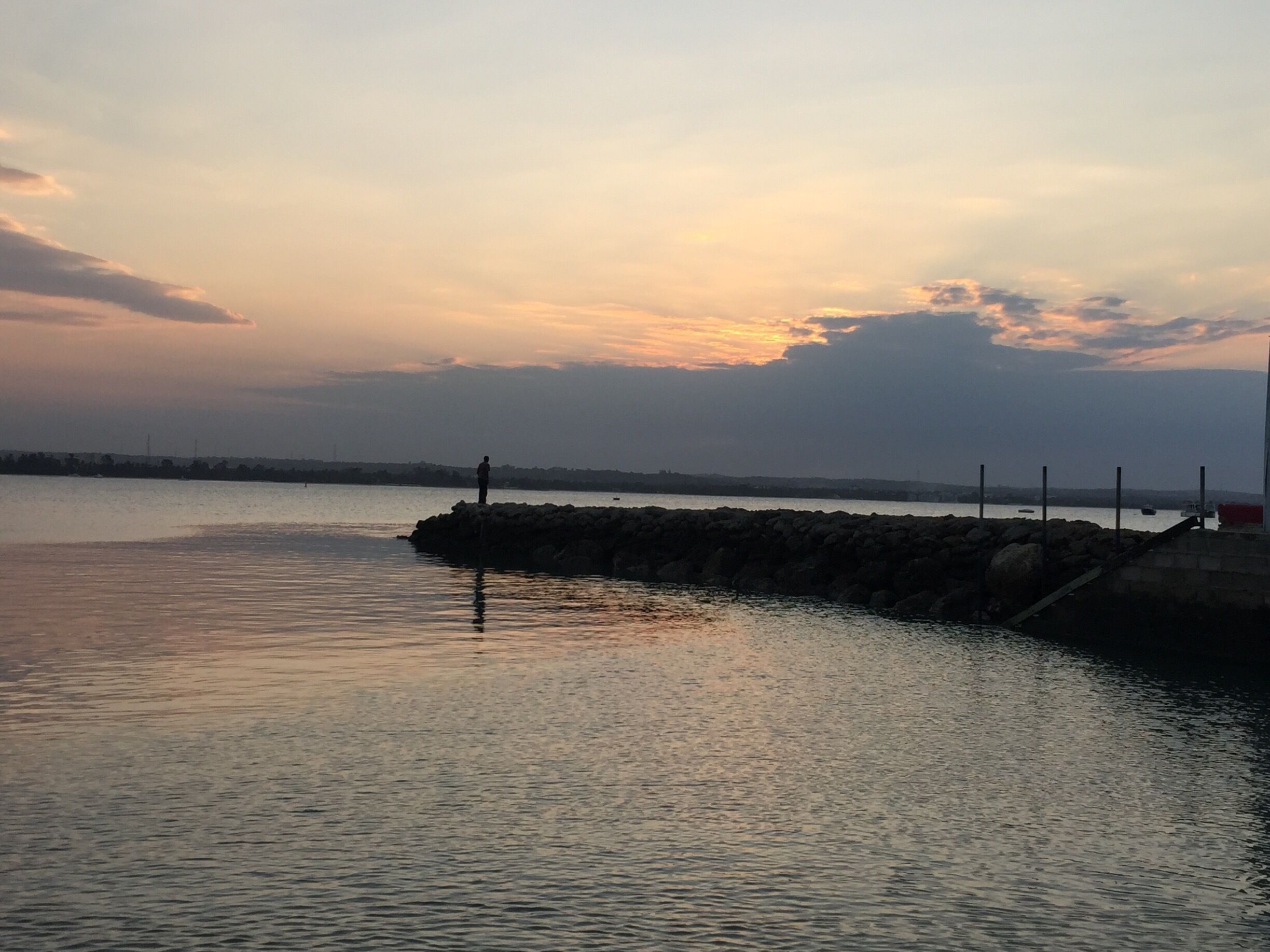 Last day in Tanzania just before our trip to Zanzibar. Sunset at the shoreline. 