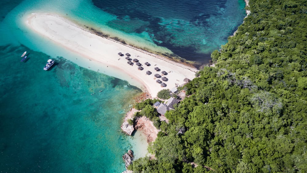 Bongoyo Island Aerial