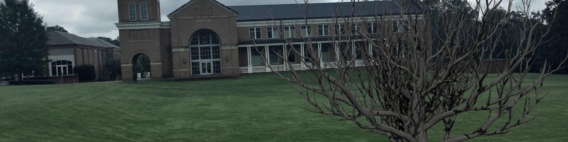 OK this photo is a little bit doctored to look a bit like Hogwarts but this is my version of Converse college