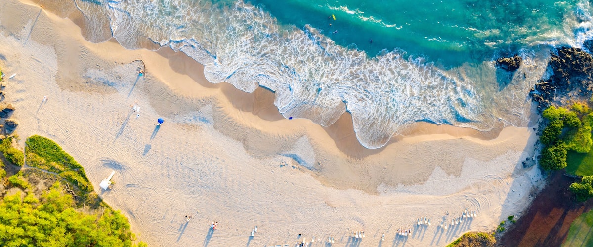 Hapuna Beach on the Big Island of Hawaii's Kohala Coast